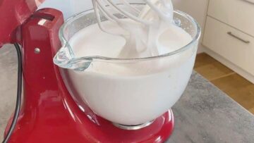 Schokoküsse ohne Zucker: Aufschlagen