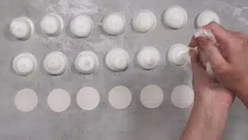 Schokoküsse ohne Zucker: Aufspritzen