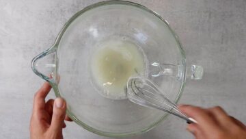 Schokoküsse ohne Zucker: Verrühren