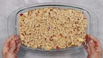 Streusel ohne Zucker: Backen