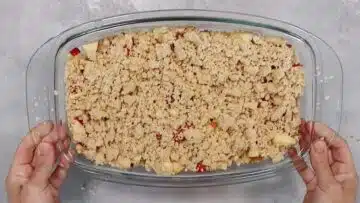 Streusel ohne Zucker: Backen