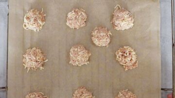 Thunfisch Käse Taler: Backen