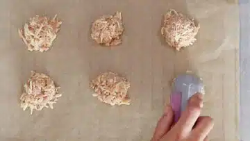 Thunfisch Käse Taler: Formen