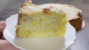 Wolkenkuchen ohne Mehl: Abkühlen