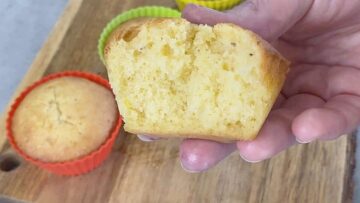 Zitronen Muffins ohne Zucker und Mehl: Genießen