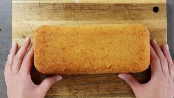 Zitronenkuchen ohne Zucker: Abkühlen