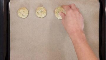 Zucchini Kekse ohne Zucker: Formen