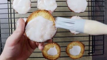 Amerikaner ohne Zucker: Bestreichen