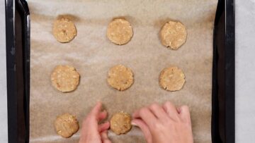 Apfelkekse ohne Zucker: Formen