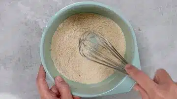 Apfelkekse ohne Zucker: Mischen