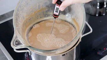 Baileys ohne Zucker: Erhitzen