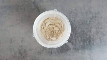 Baileys ohne Zucker: Pulverisieren