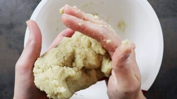 Bethmännchen ohne Zucker und Mehl: Kneten