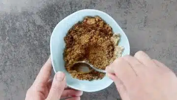 Brauner Zucker ohne Zucker: Mischen