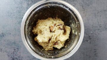Cantuccini ohne Zucker: Kneten