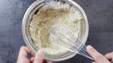 Cantuccini ohne Zucker: Mischen