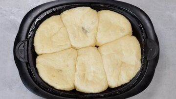 Dampfnudeln ohne Zucker: Garen