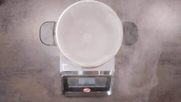 Dampfnudeln ohne Zucker: Pulverisieren