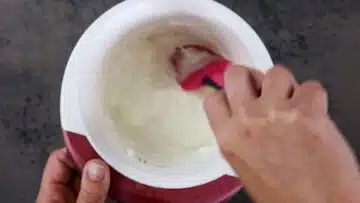 Eis ohne Zucker: Unterheben