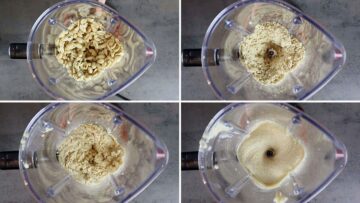 Erdnussmus selber machen: Mahlen