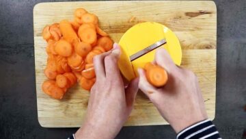 Gemüsechips in der Heißluftfritteuse: Vorbereiten