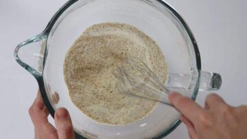 Gesunde Donuts ohne Zucker: Mischen