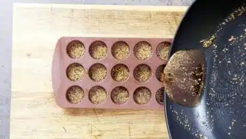 Glühweinbonbons selber machen ohne Zucker: Umfüllen