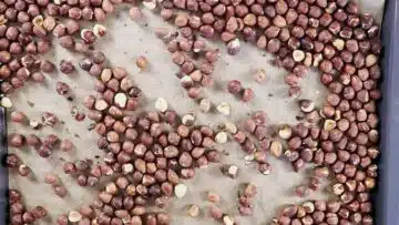 Haselnussmus selber machen: Backen