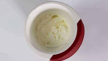 Joghurttorte ohne Zucker: Aufschlagen