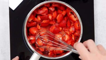 Kaltschale selber machen: Erhitzen