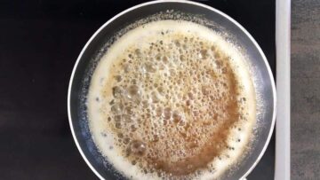 Karamell ohne Zucker selber machen: Erwärmen