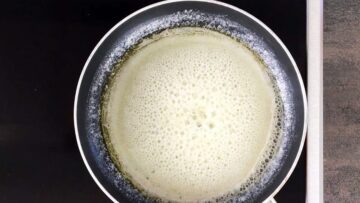 Karamell ohne Zucker selber machen: Verrühren