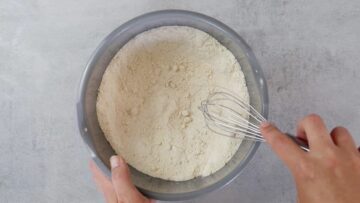 Keto Apfelkuchen: Mischen