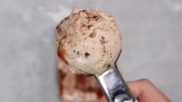 Kirscheis ohne Zucker: Einfrieren