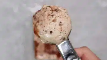 Kirscheis ohne Zucker: Einfrieren