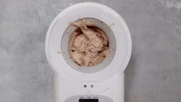 Kirscheis ohne Zucker: Gefrieren