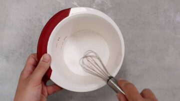 Kirscheis ohne Zucker: Mischen