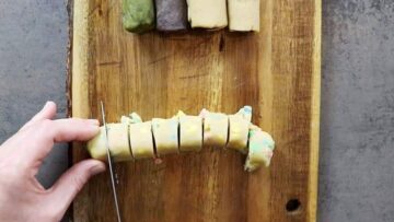Konfetti Kekse ohne Zucker: Schneiden