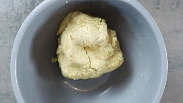 Low Carb Bagel: Kneten