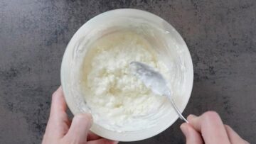 Low Carb Bagel: Schmelzen