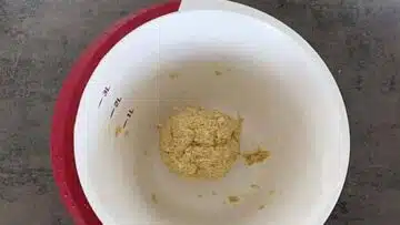 Low Carb Brezel: Kneten