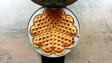 Low Carb Brownie Waffeln: Verzehr