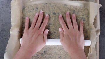 Low Carb Cracker: Ausrollen