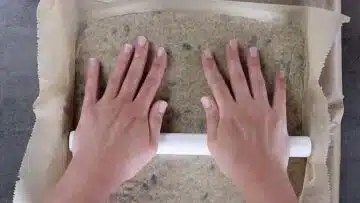 Low Carb Cracker: Ausrollen