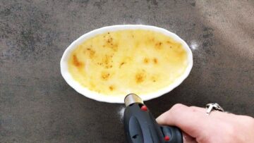 Low Carb Creme Brulee ohne Zucker: Flambieren