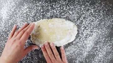 Low Carb Focaccia: Formen