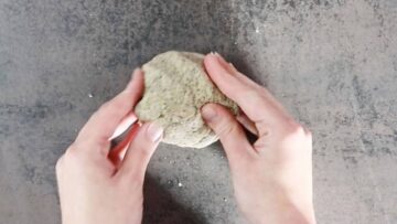 Low Carb Grissini: Kneten