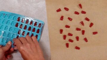 Low Carb Gummibärchen ohne Zucker: Herausnehmen