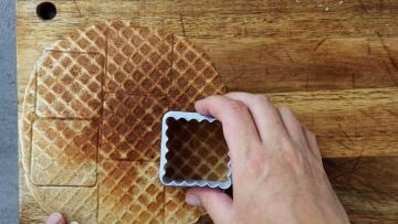 Low Carb Hanuta ohne Zucker: Ausstechen