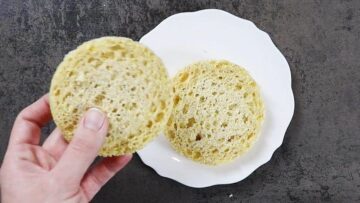 Low Carb Hüttenkäse Toasties: Toasten